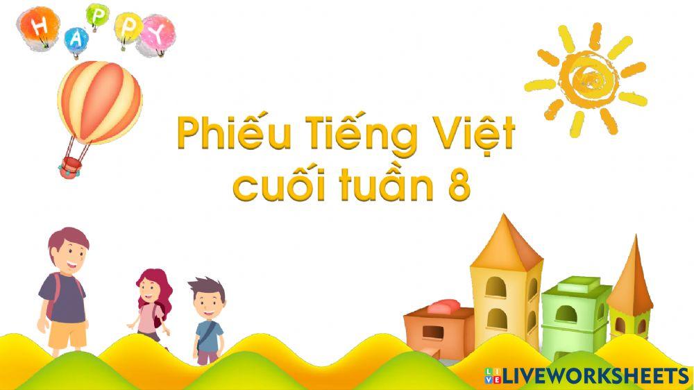 Phiếu ôn tập Tiếng Việt tuần 8