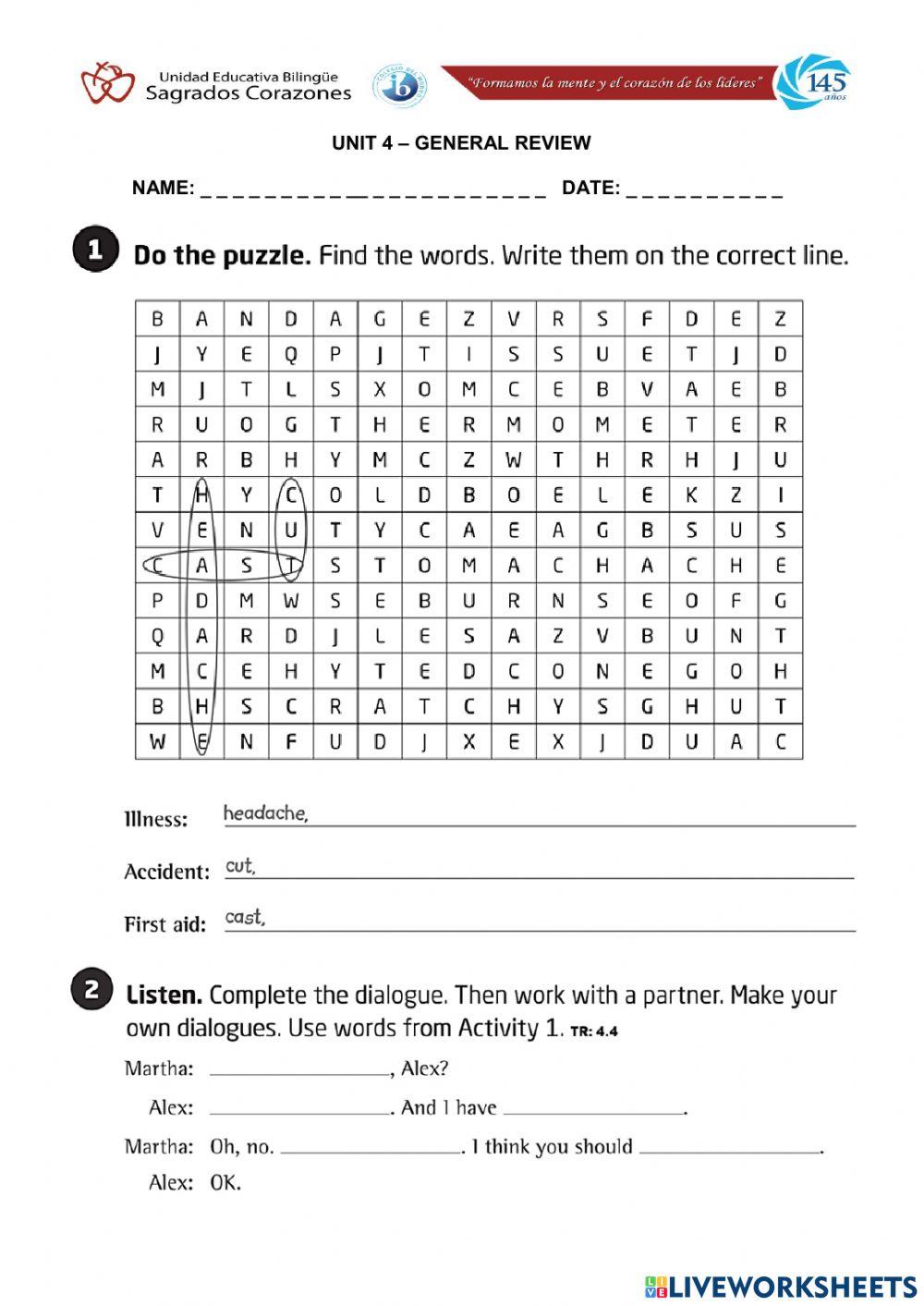 Unit 4 General Review