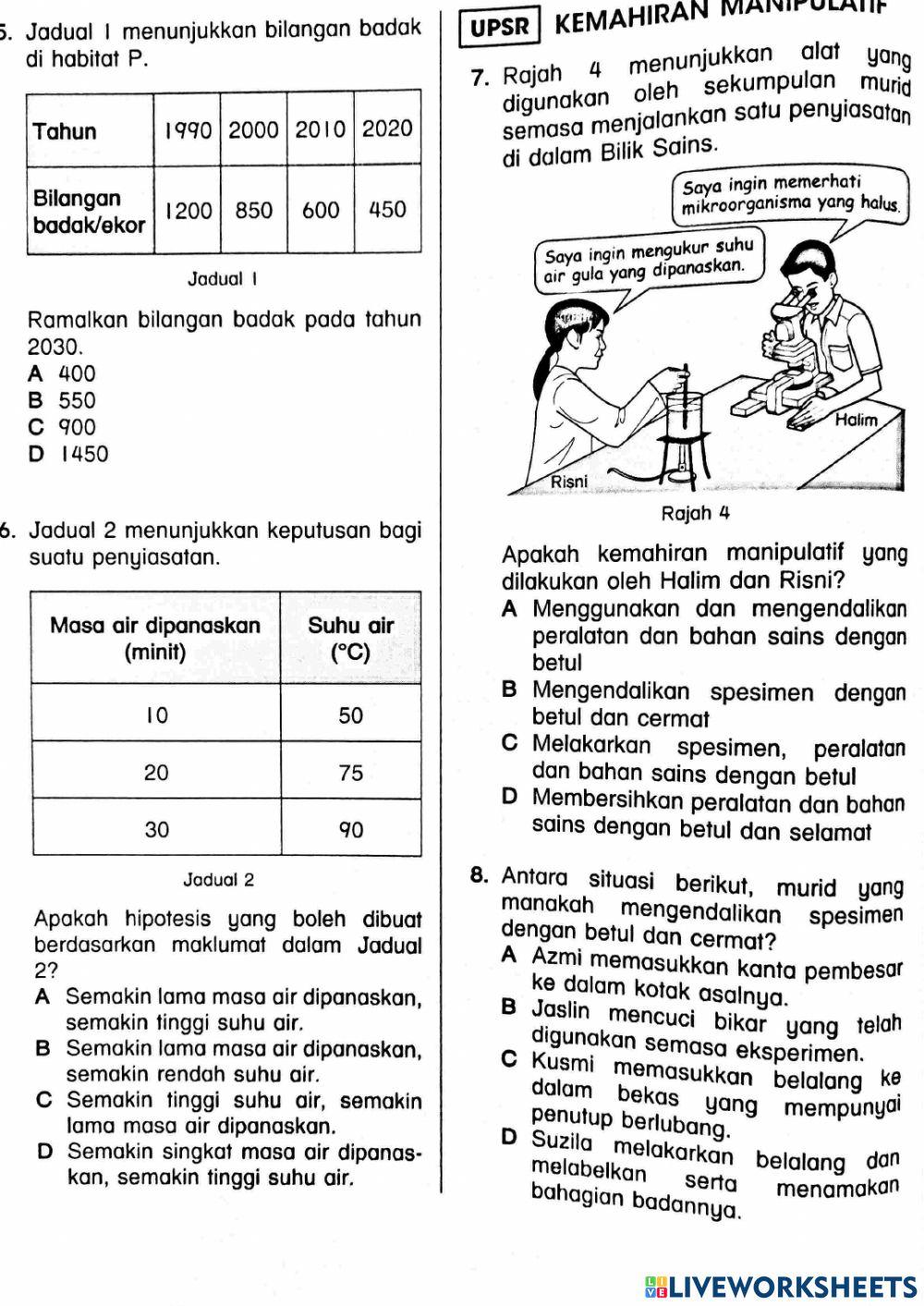 Kemahiran proses sains
