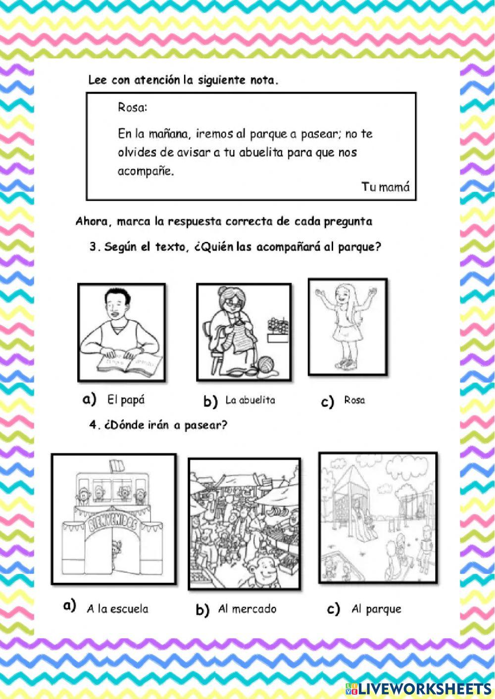 Comprensión lectora