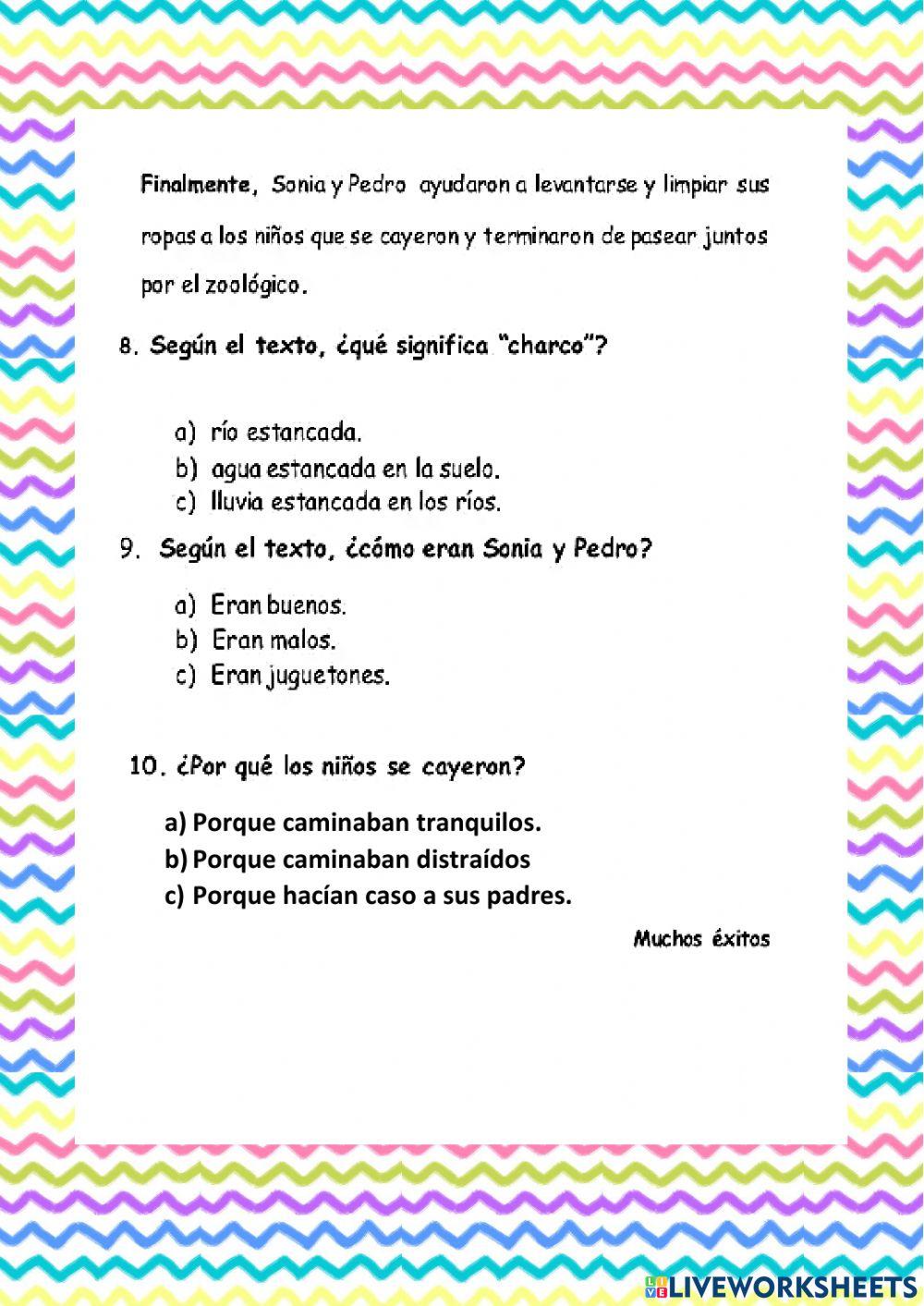 Comprensión lectora