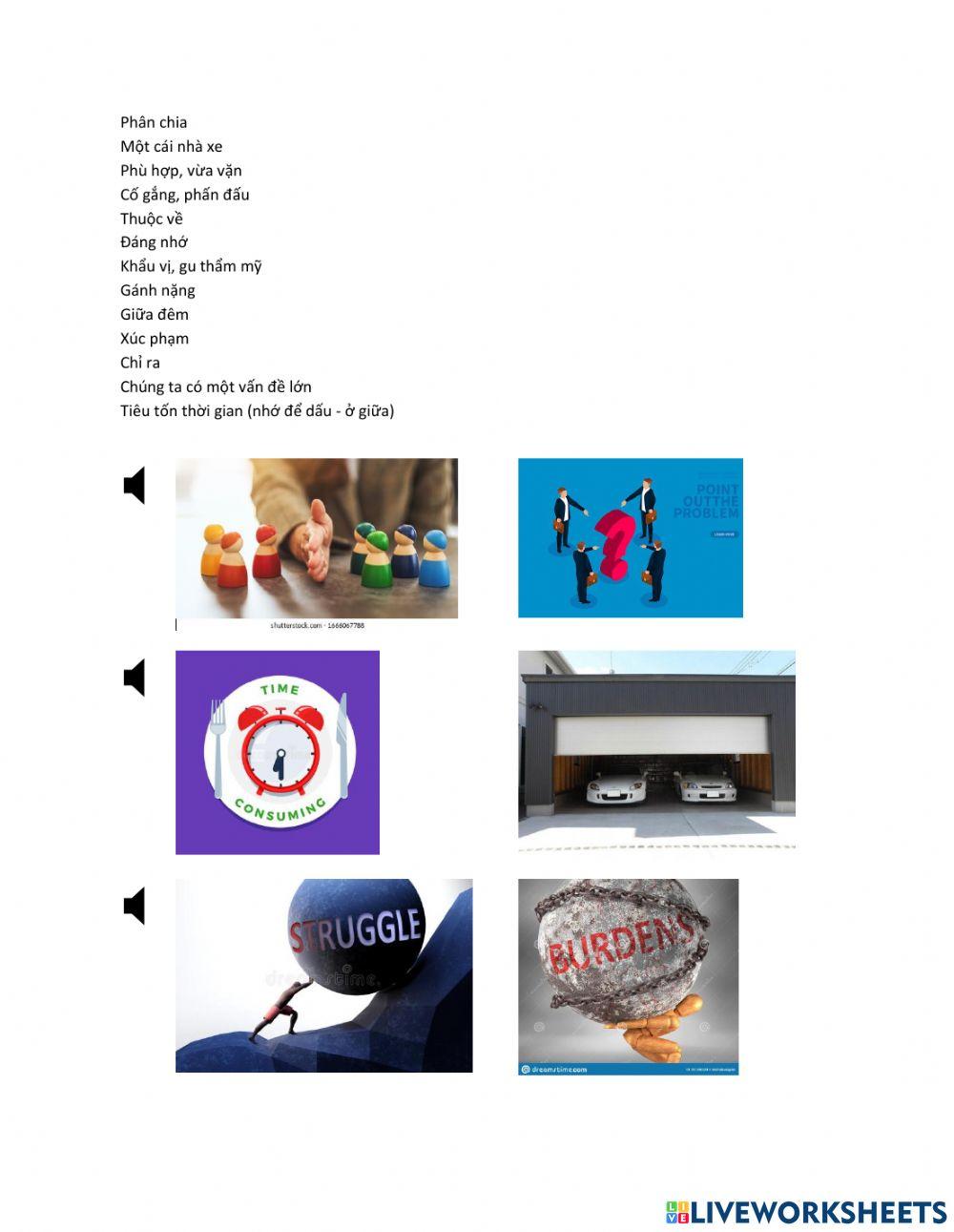 Ôn tập từu vựng bài danh từ, hết