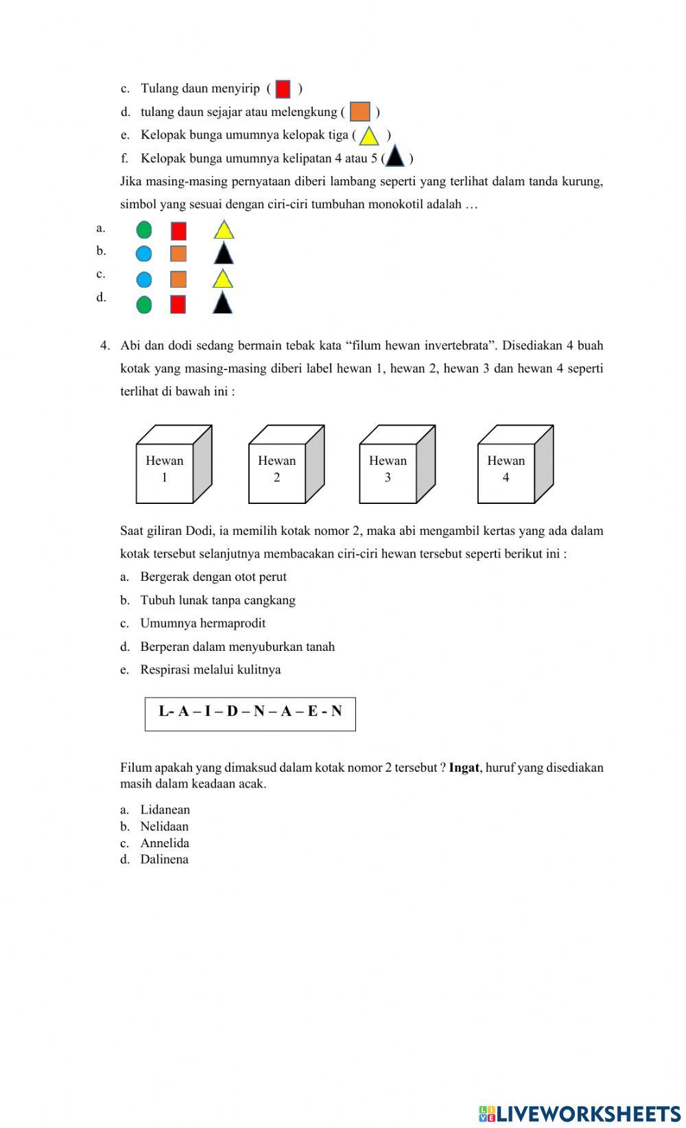 Klasifikasi makhluk hidup