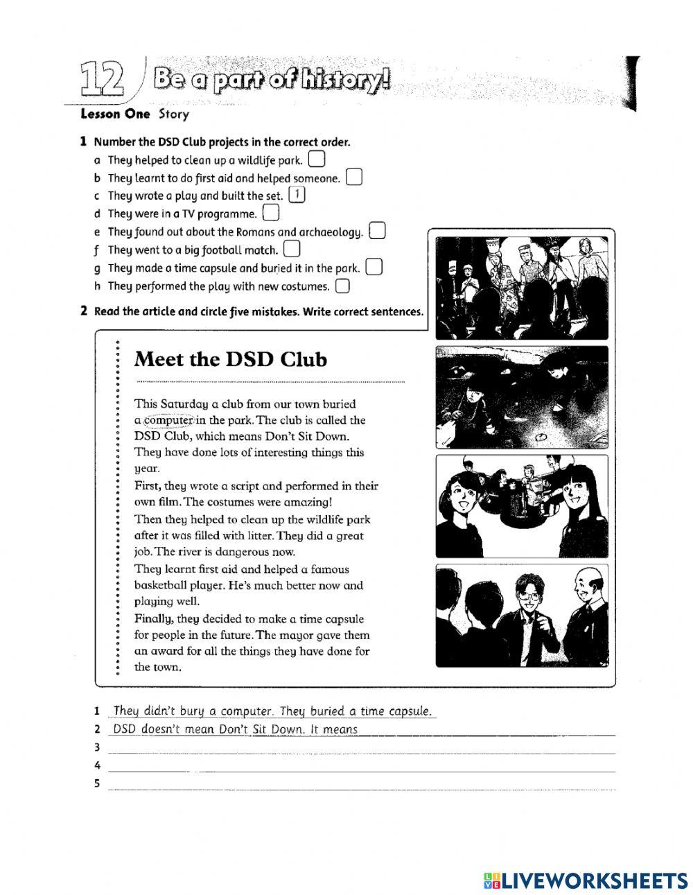 Be a part of history