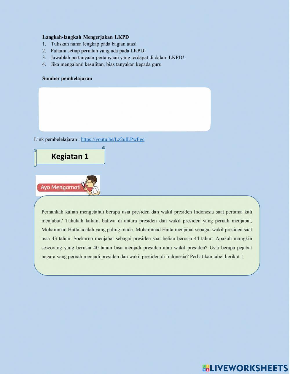 Lkpd ukuran pemusatan data