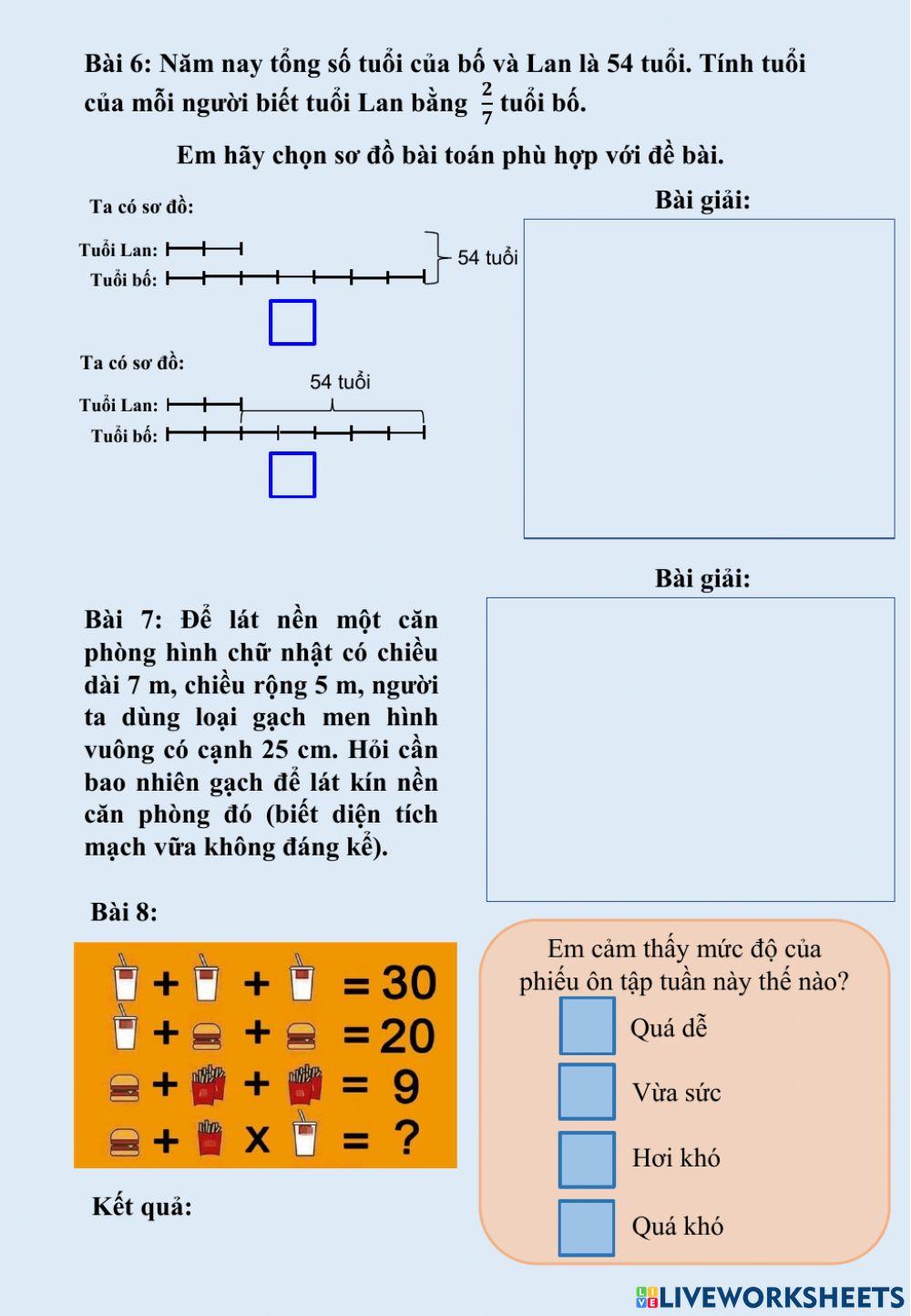 Toán 5 - Ôn tập cuối kì 1