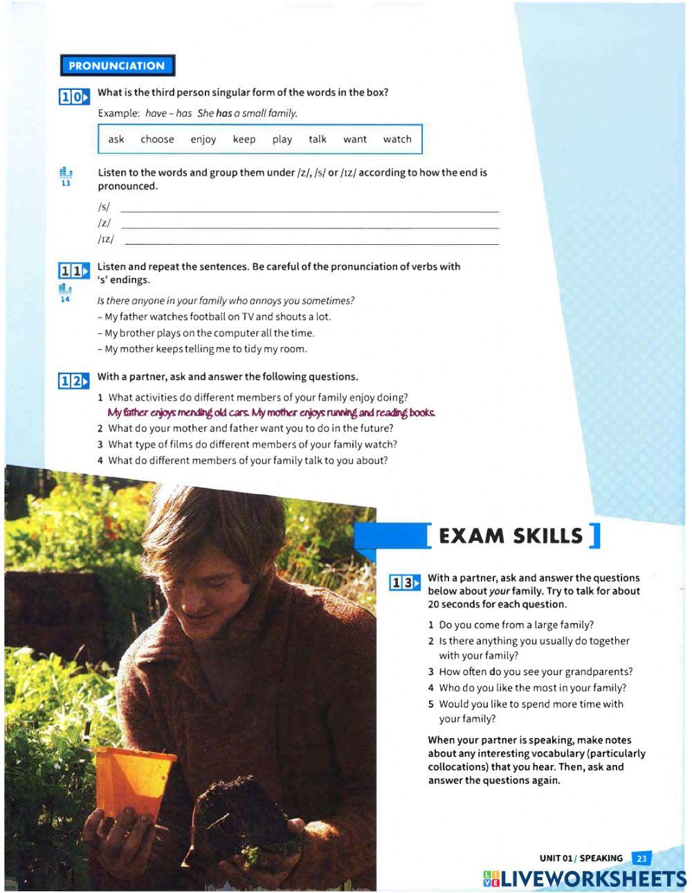 Mindset For IELTS 1-U1-SPEAKING Mindset For IELTS 1-U1-SPEAKING