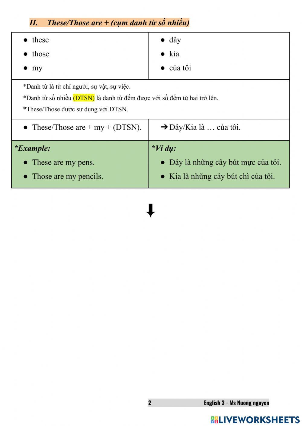 E3U8 This is my pen (Ms Nuong Nguyen)