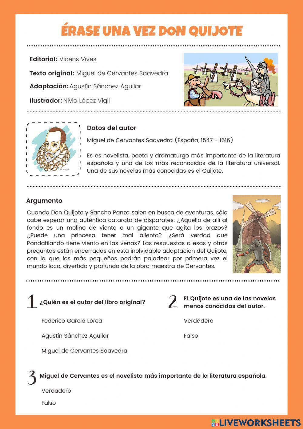 Érase una vez Don Quijote