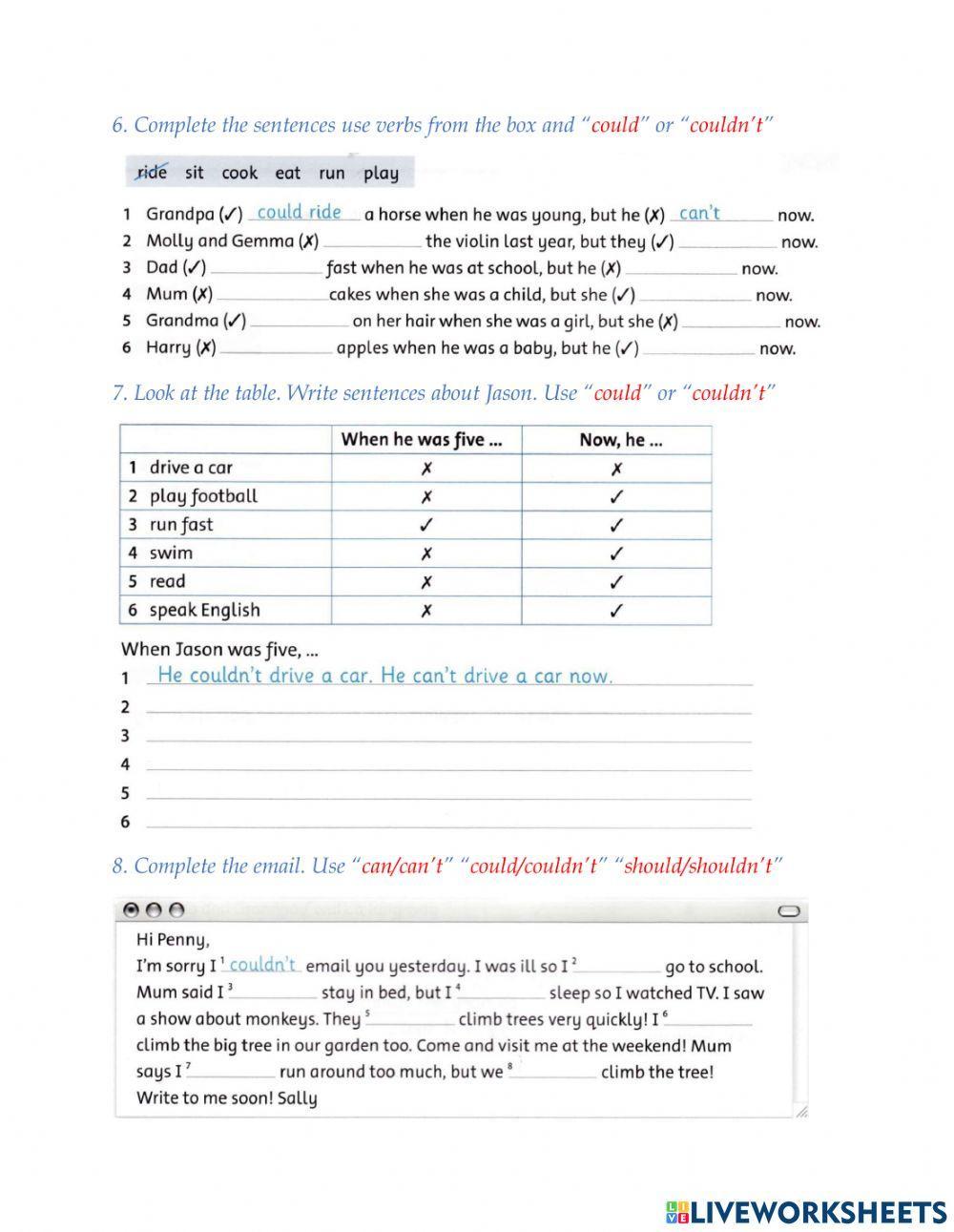 Fa4-U12-Grammar 2-could couldn't