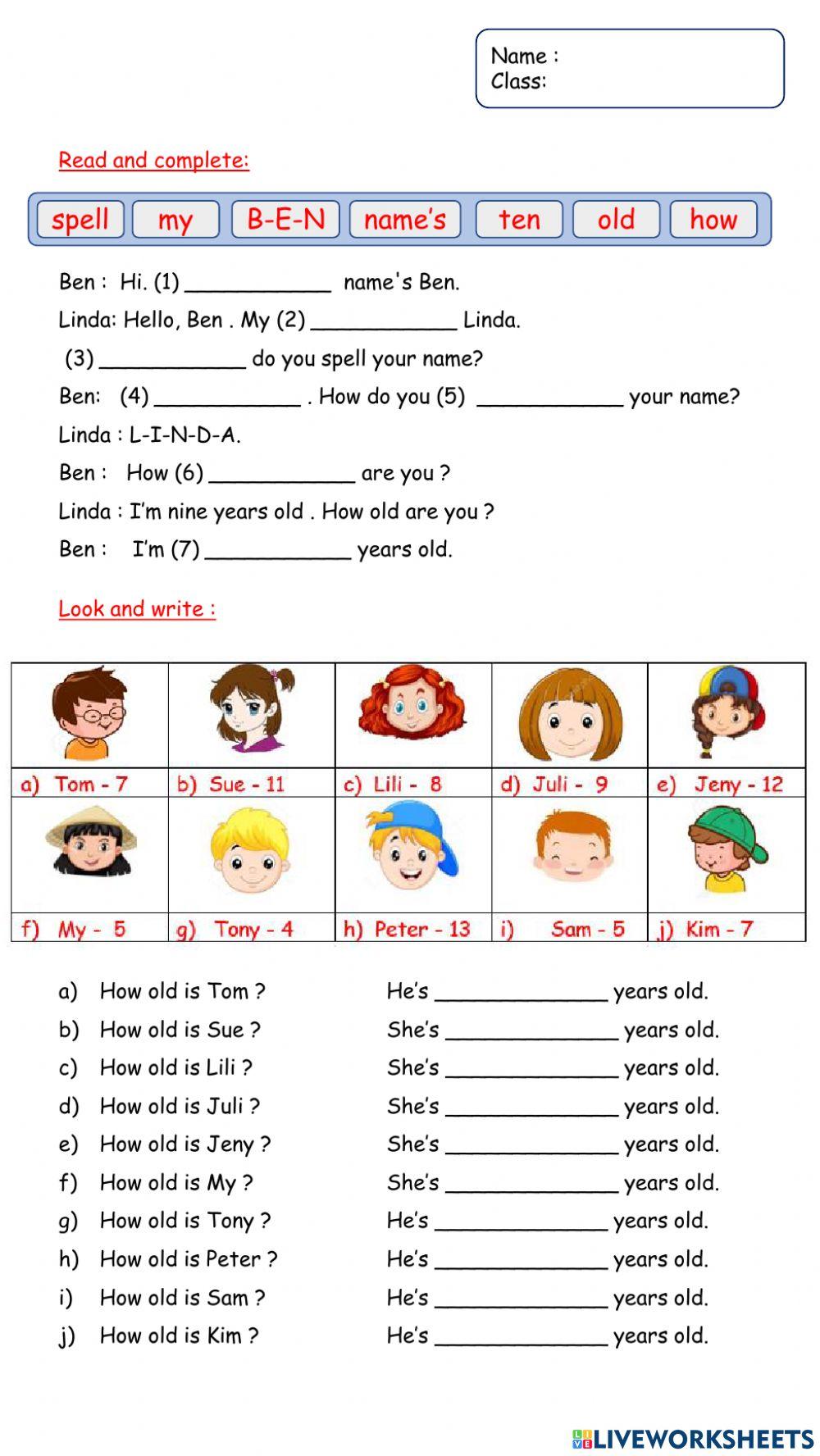 Grade 3 - U4 | September2021 | Live Worksheets