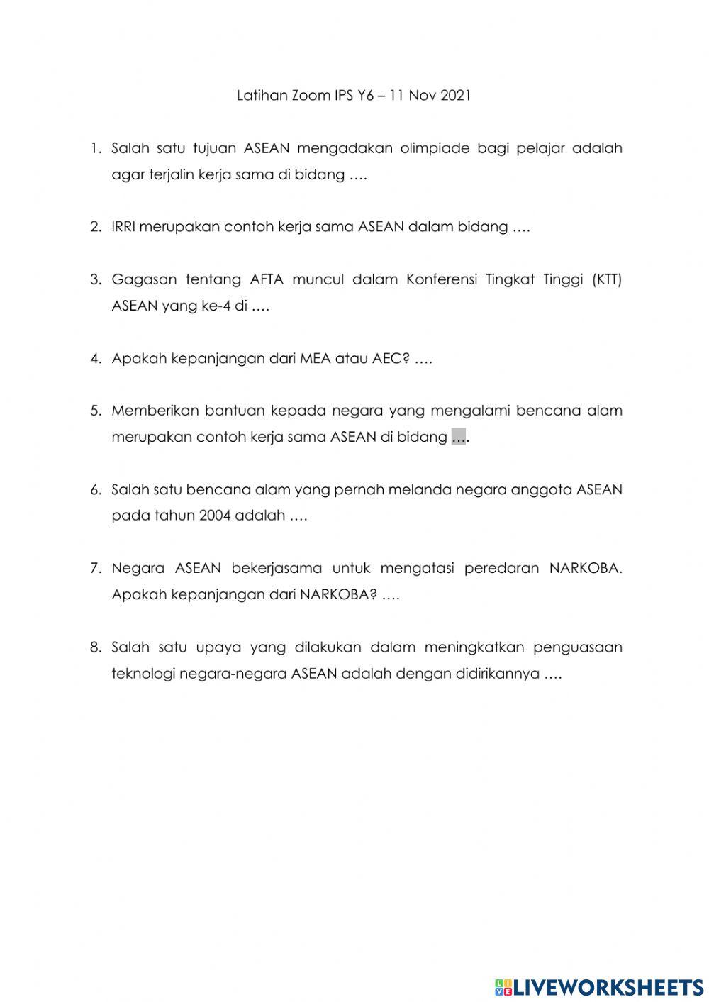 Latihan Zoom IPS - 11 Nov 2021