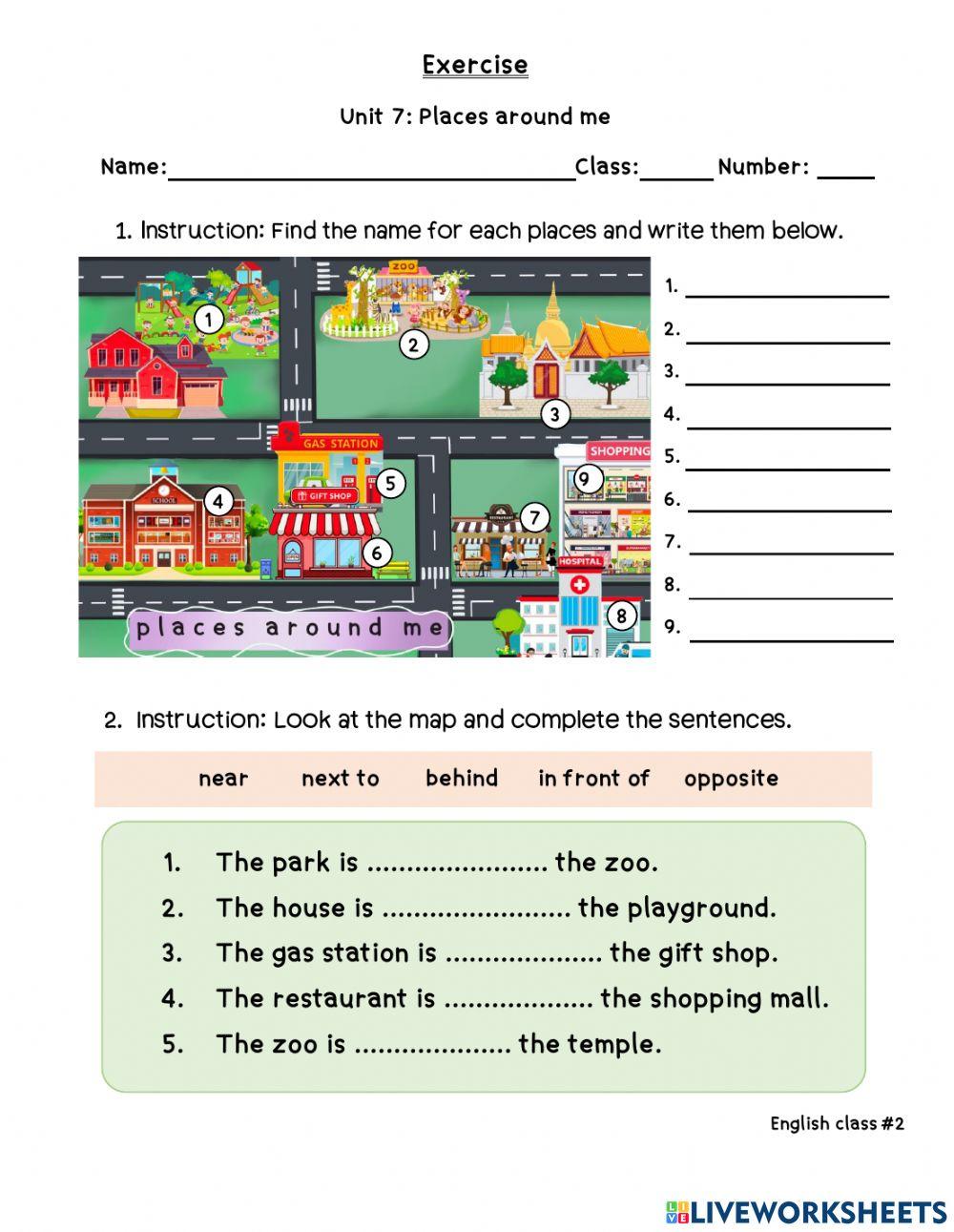 Unit 7 Homework 2 worksheet | Live Worksheets