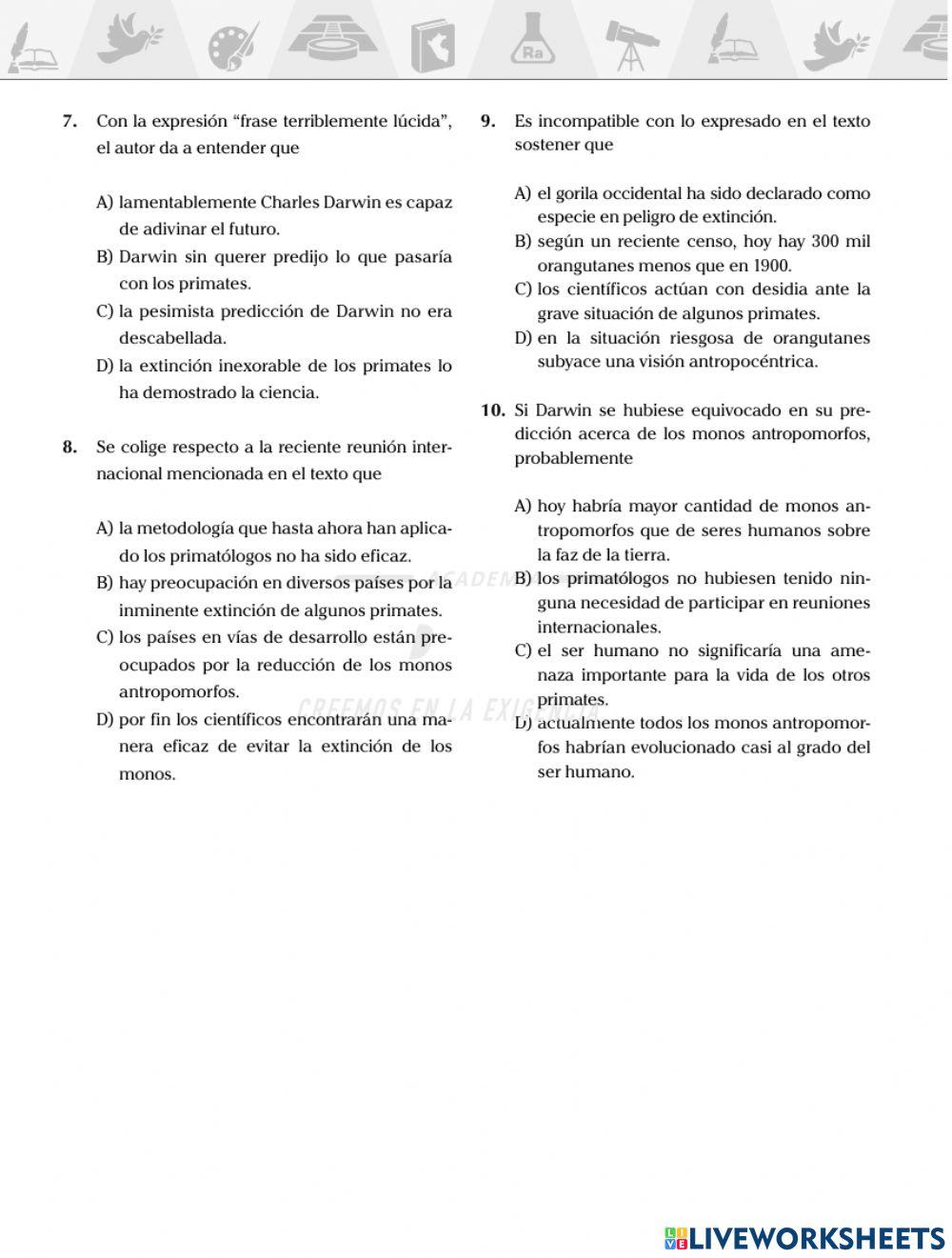 Preguntas de inferencia