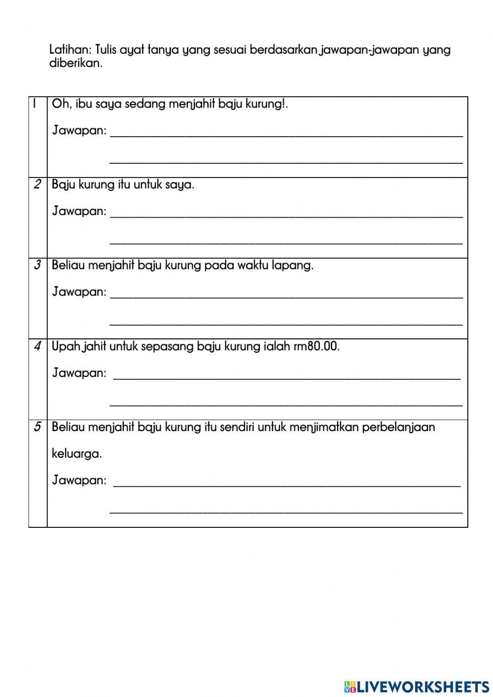 Tahun 4: Tema 8: Unit 22:Lakukan Sendiri, Jimat Belanja