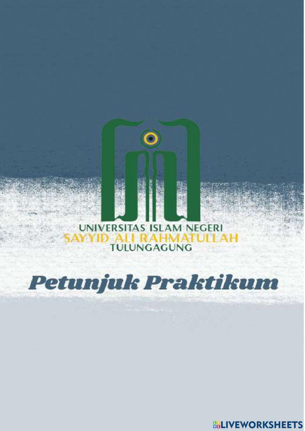 Petunjuk Prsktikum Biologi