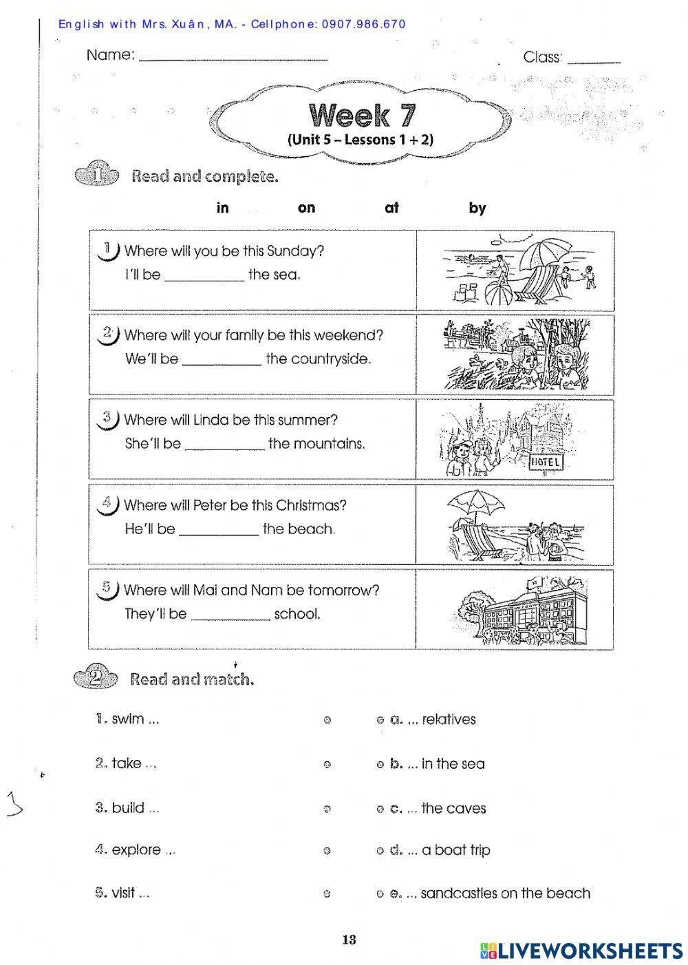 English for Grade 5 worksheet | Live Worksheets