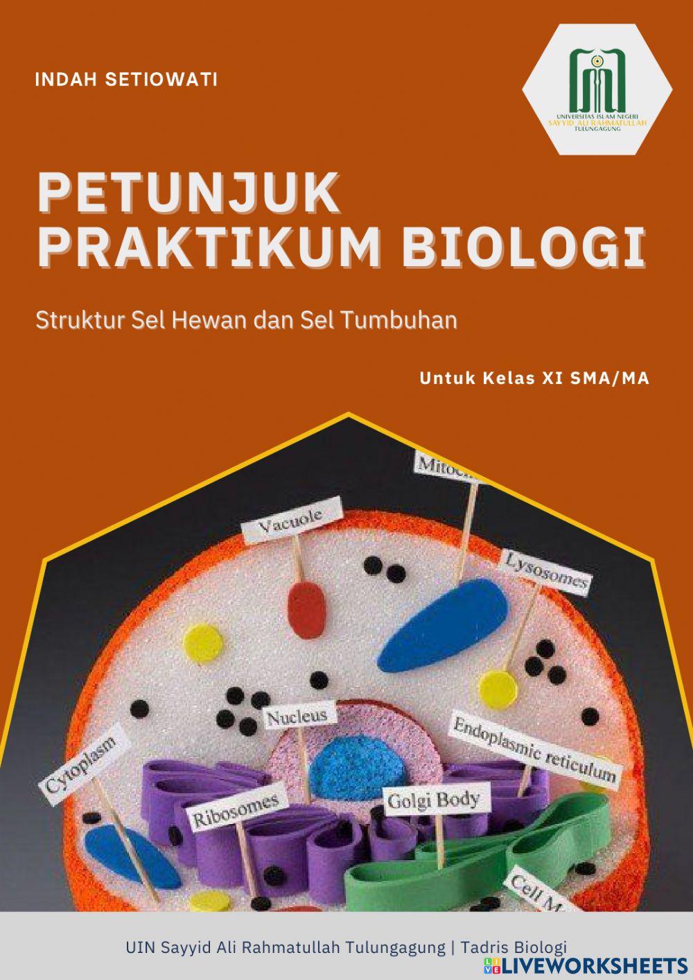Panduan Praktikum Struktur Sel Hewan dan Sel Tumbuhan