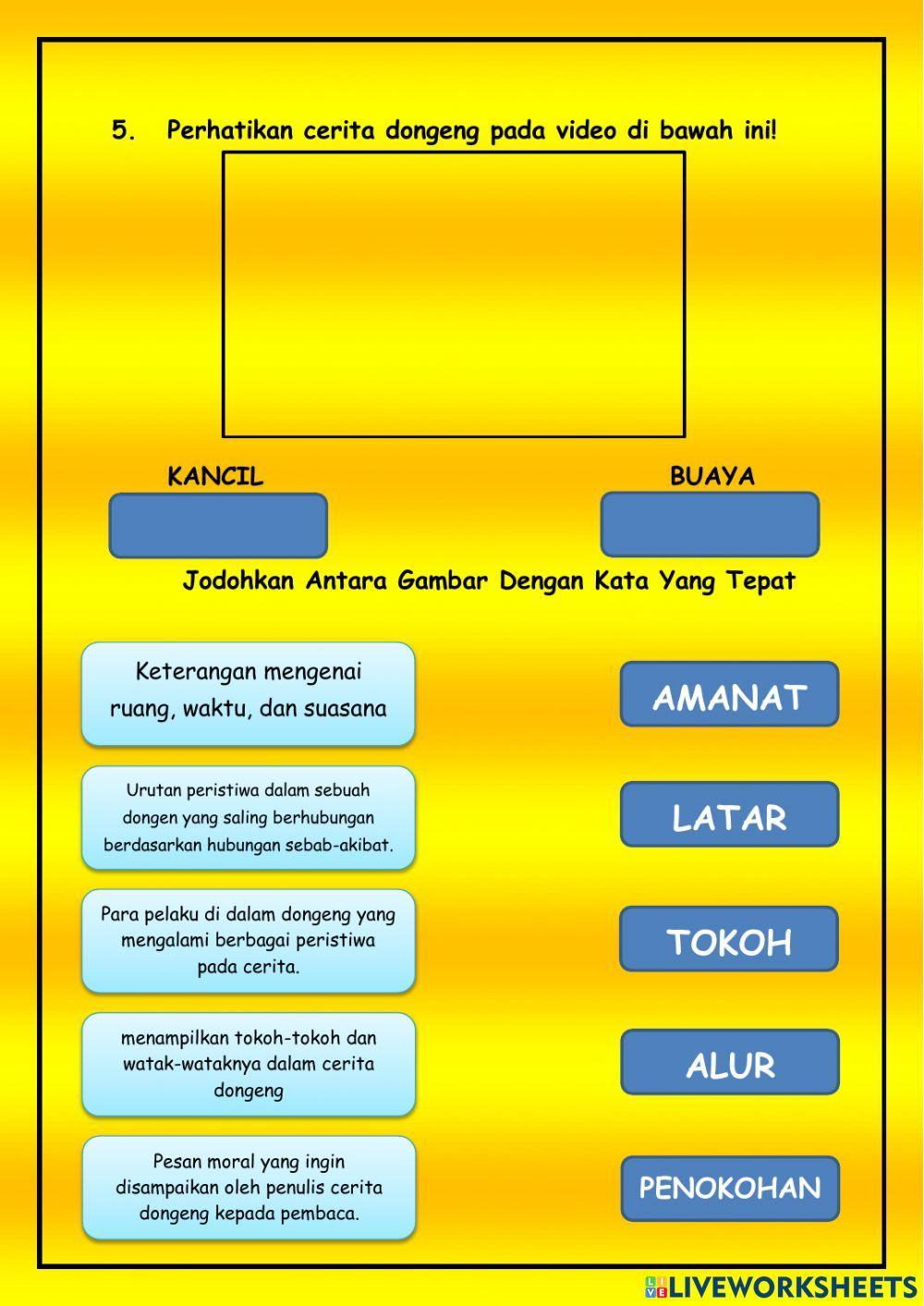 Evaluasi kelas iv tema 5 Subtema 1 Pembelajaran 4