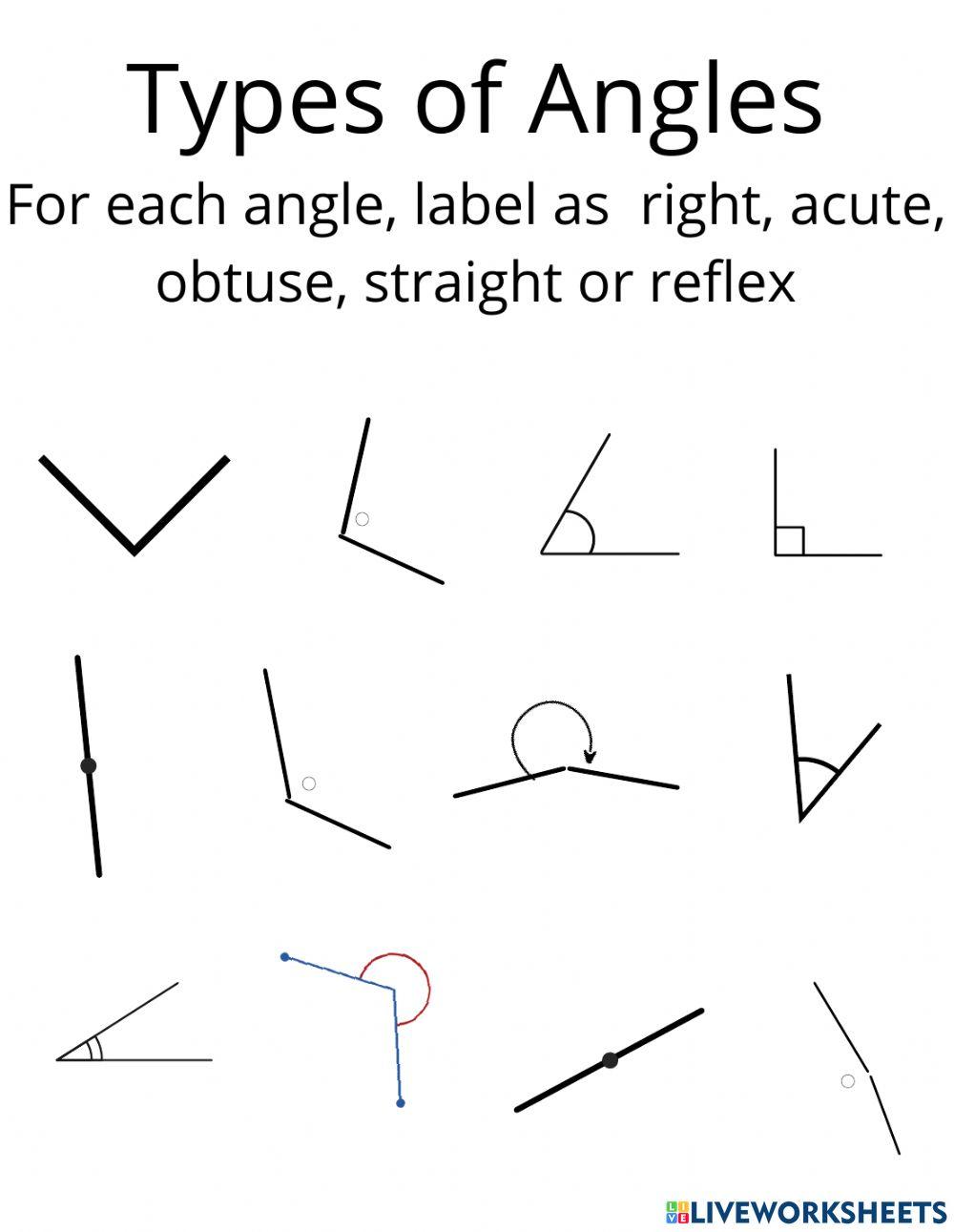 Classifying angles Classifying angles
