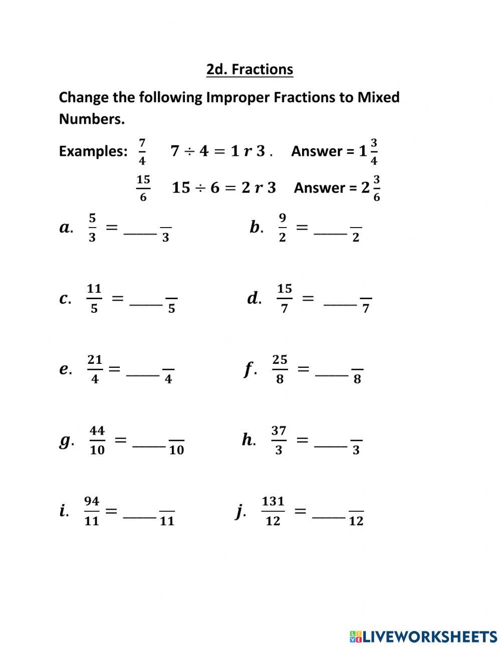 Equivalent Fractions