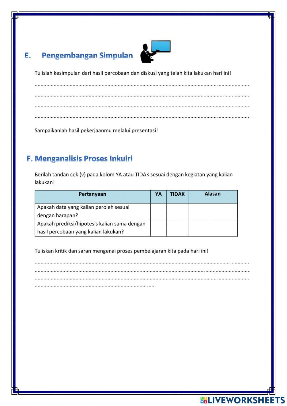 LKPD Komponen Penyusun Darah