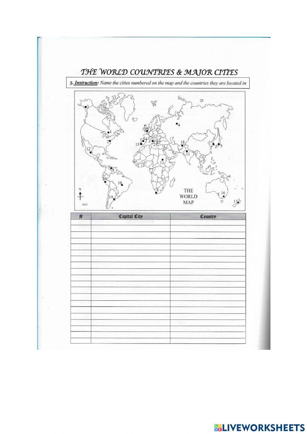 Continents and Oceans