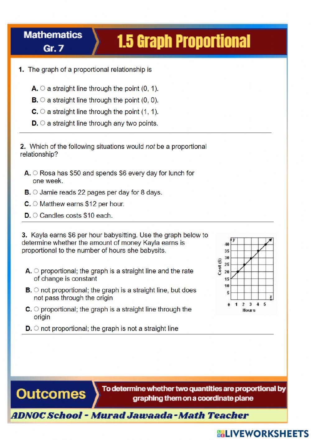 1628364 | Math Revision Grade 7 | Muraad Jawaada
