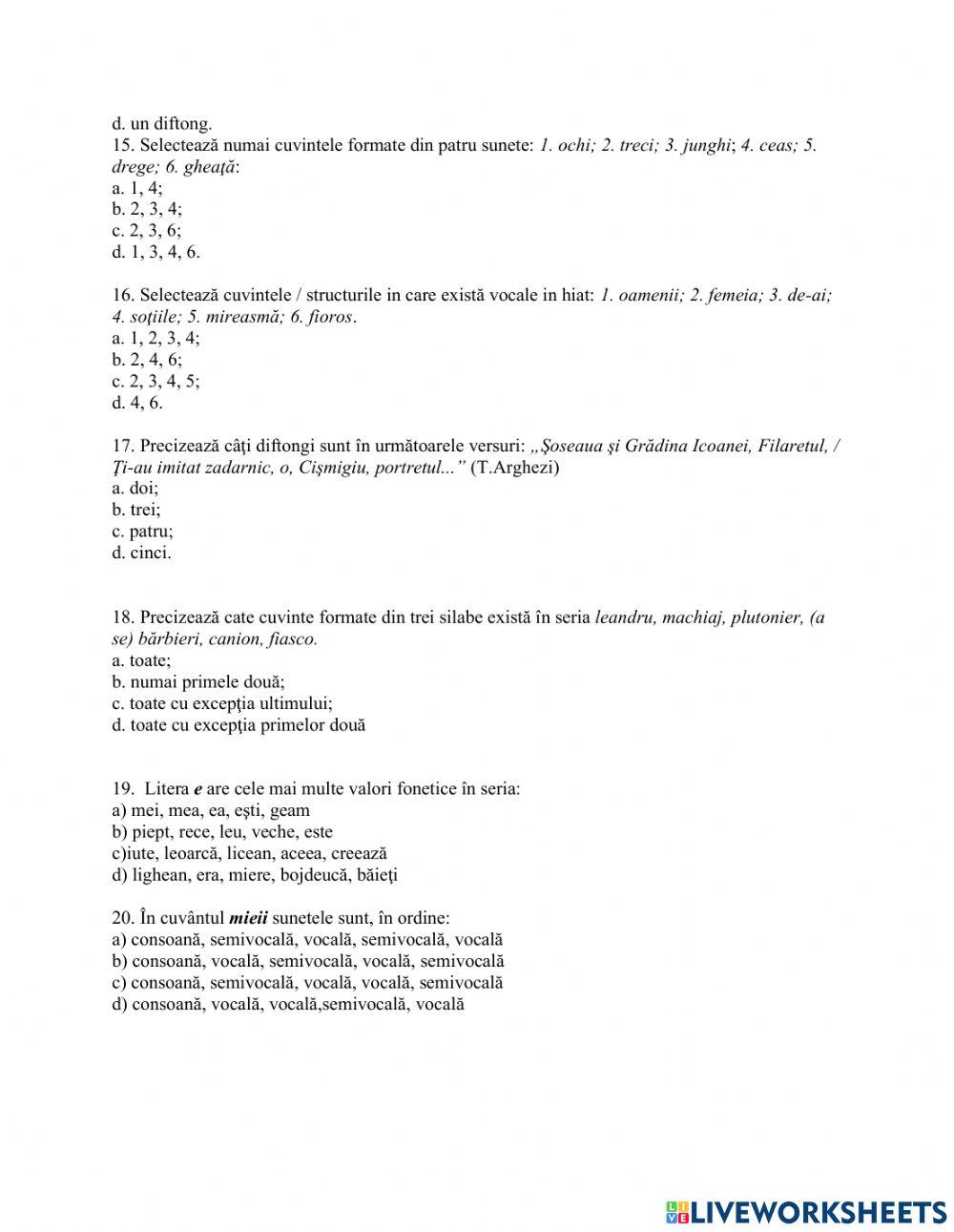 Fonetica- Seminar LR