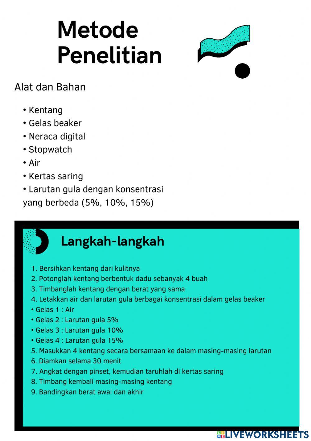 Buku petunjuk pratikum difusi dan osmosis