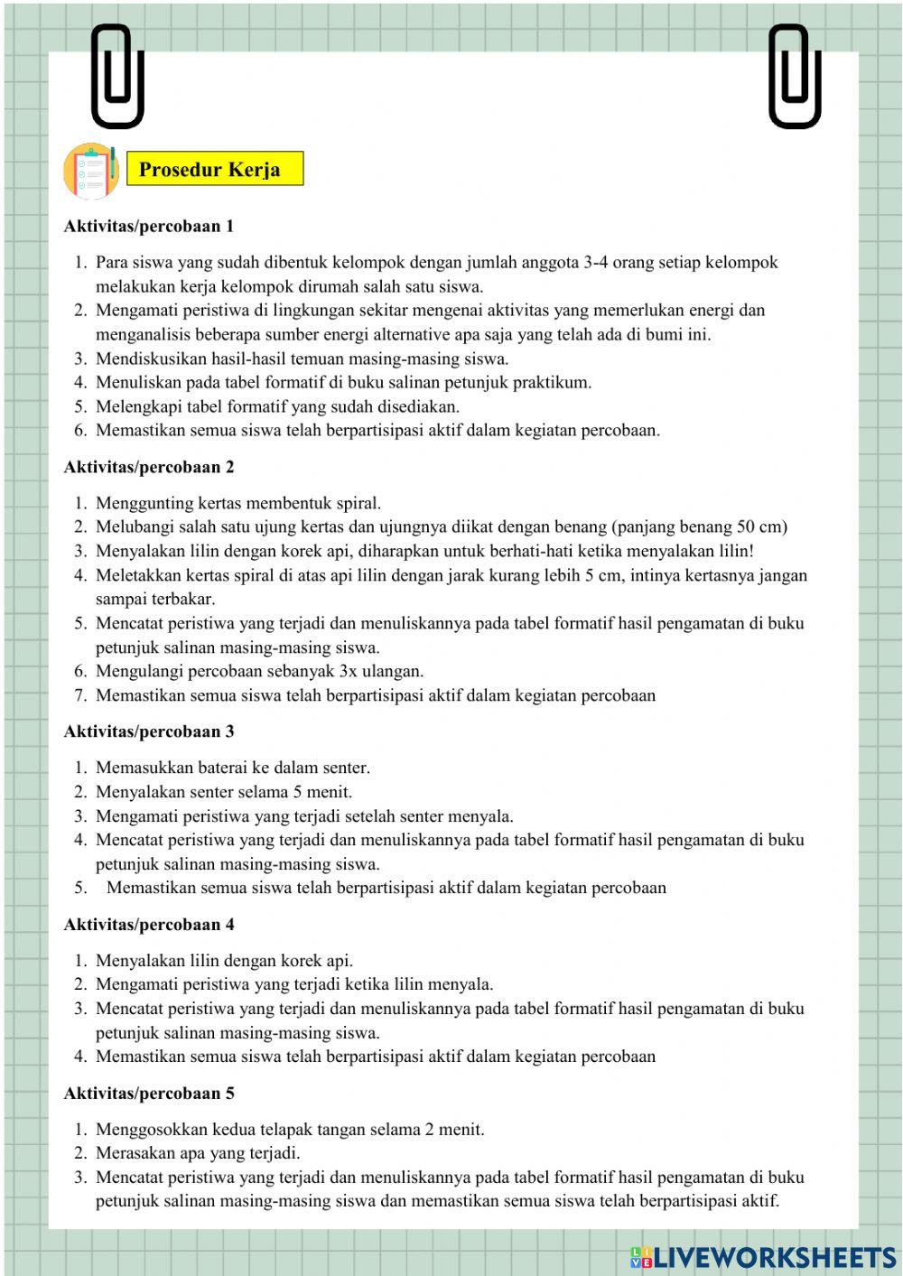 Buku petunjuk praktikum ipa