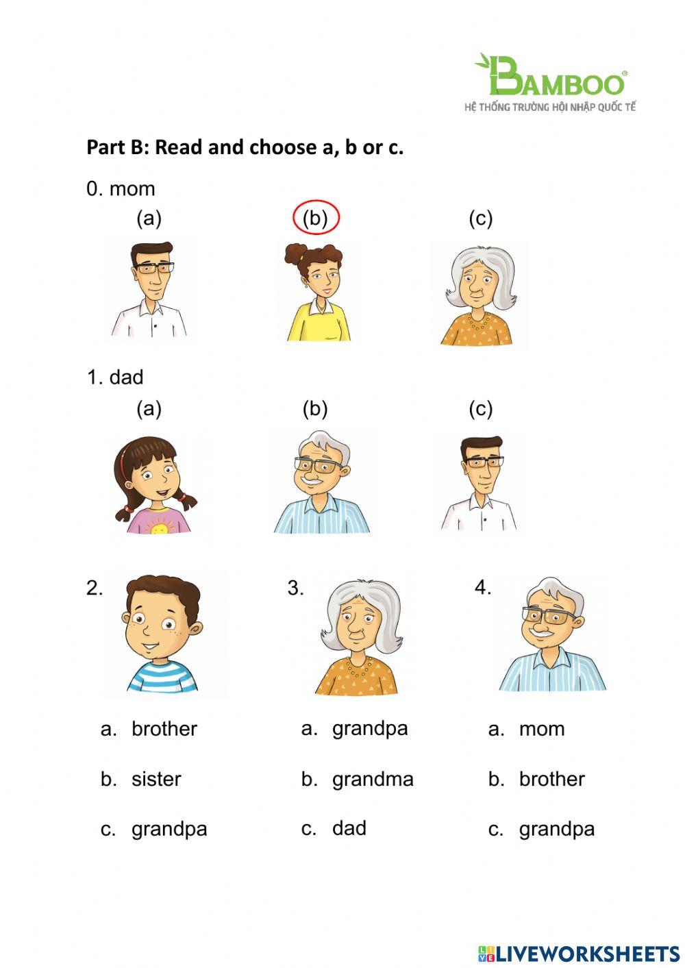 Regular Test - Family & Friends 2 - Unit Starter & Unit 1