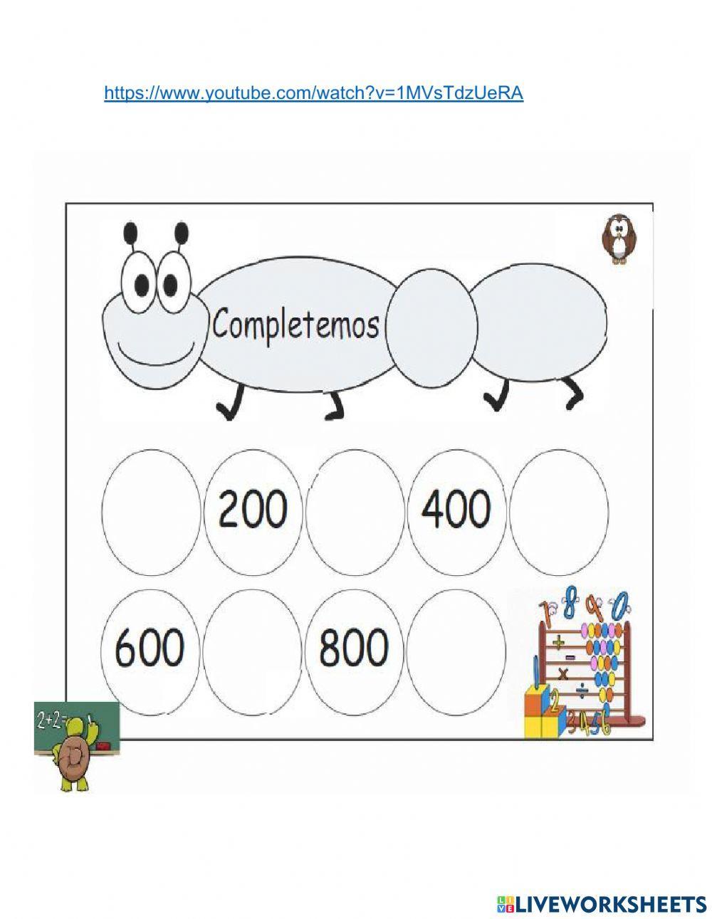 Las centenas completas