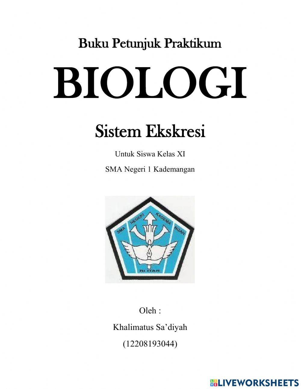 Buku petunjuk praktikum