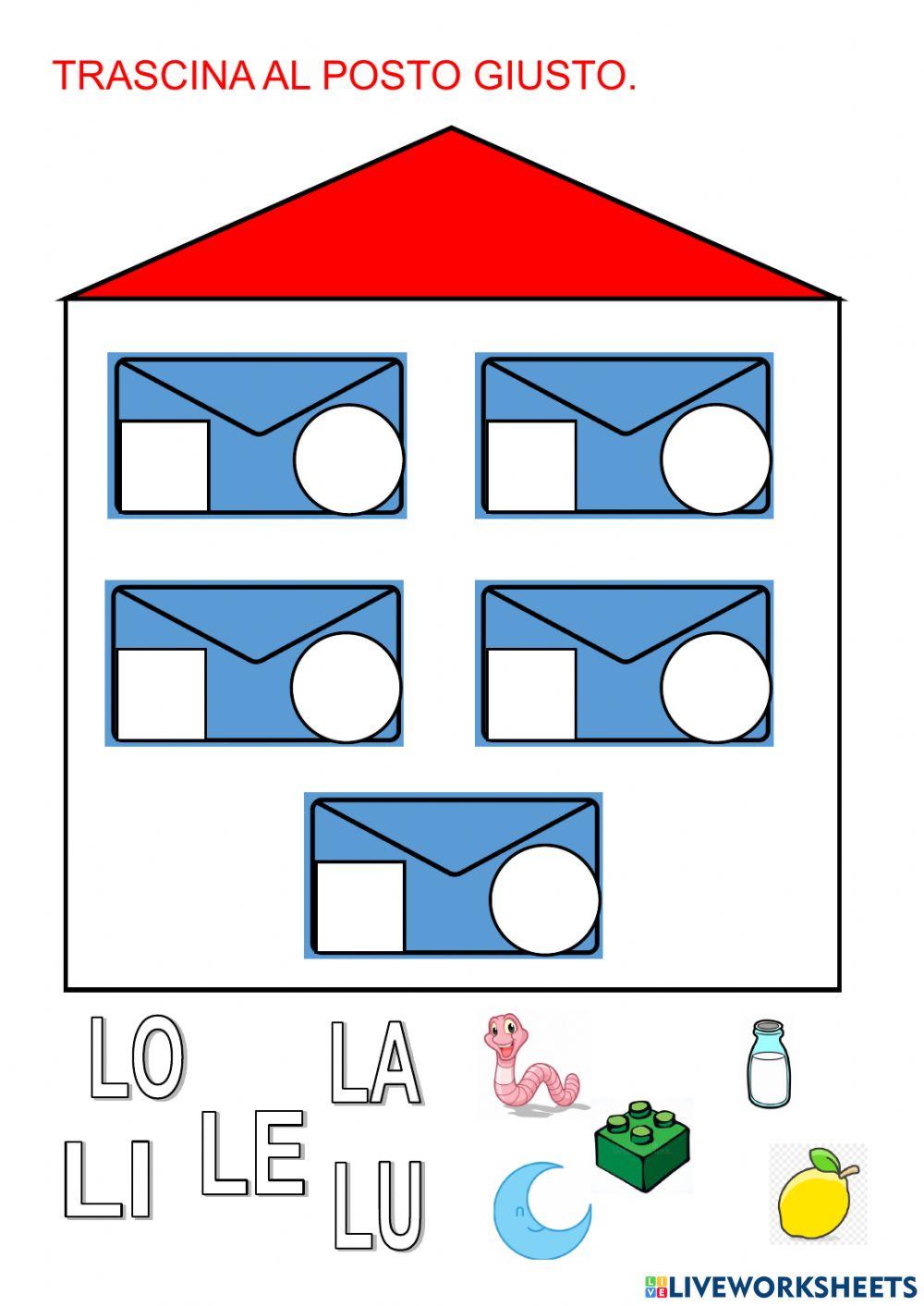 casa fratelli LA LE LI LO LU