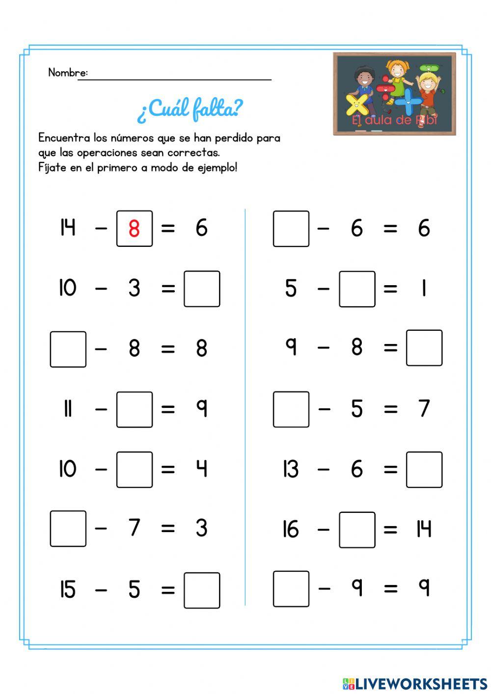 Conteo y operaciones