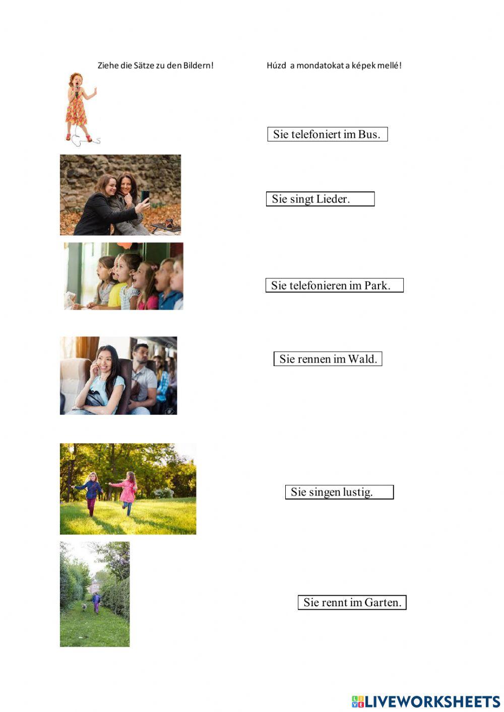 Sie plural.sie singular