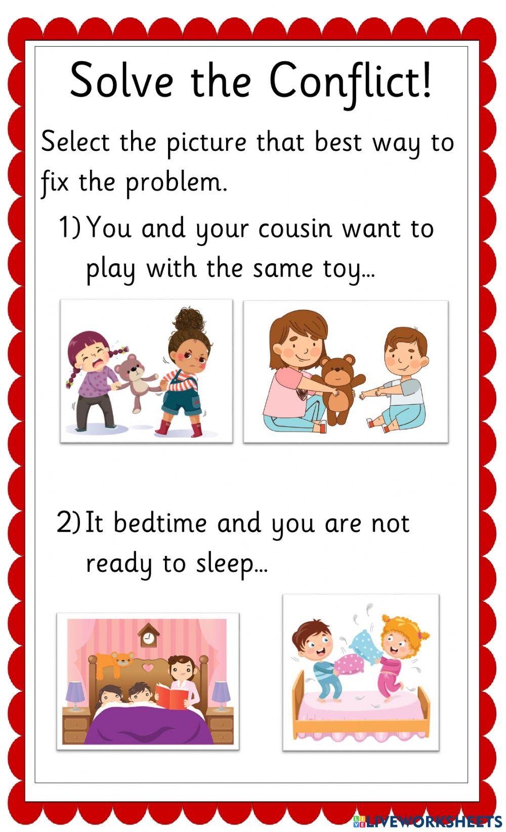 1629245 Solving Conflict Nsooklal LiveWorksheets 1629245-solving-conflict-nsooklal-liveworksheets