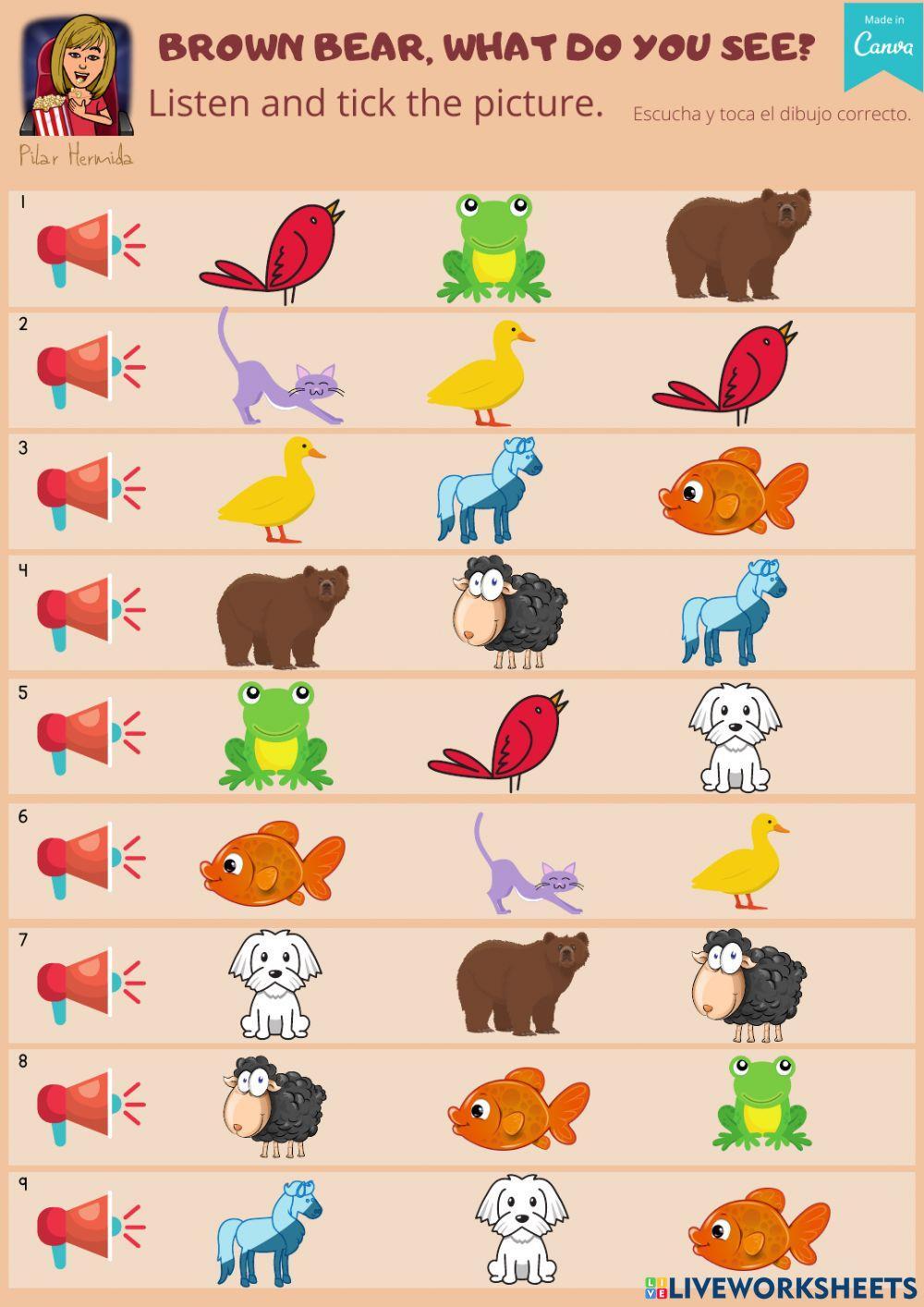 STORY Brown Bear What do you see