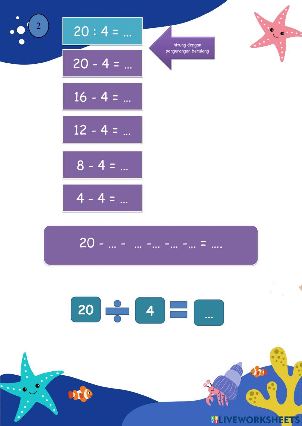 Penilaian Harian Operasi Hitung Perkalian
