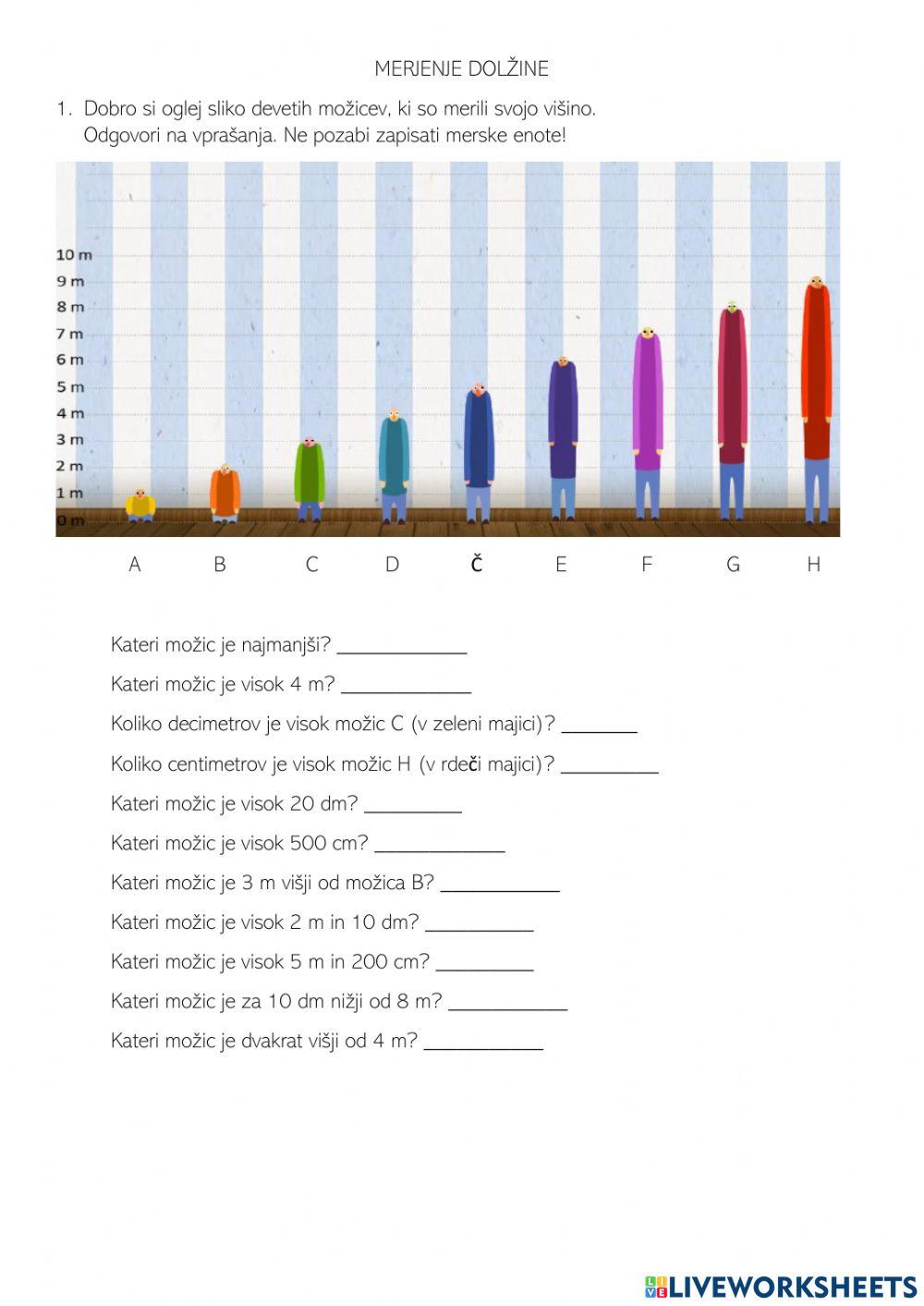 Merjenje dolžine, merske enote