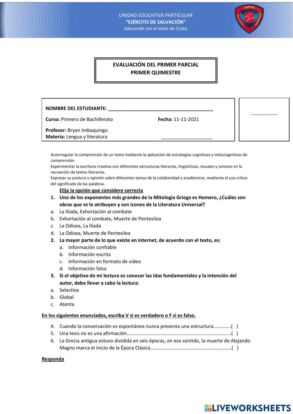 Primer parcial Lengua 1bgu