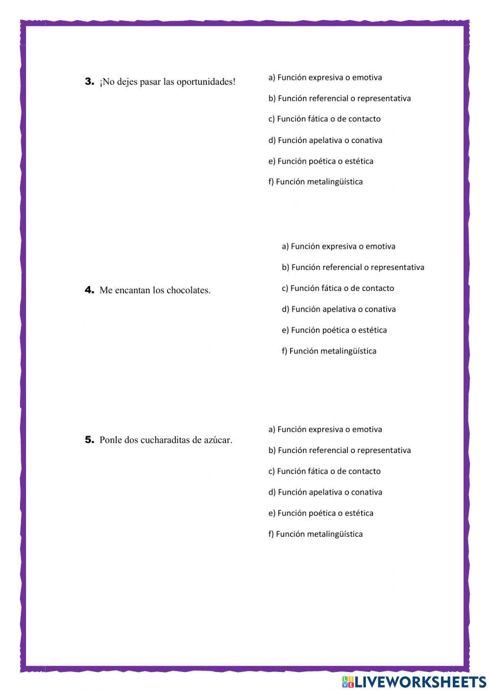 Funciones del lenguaje
