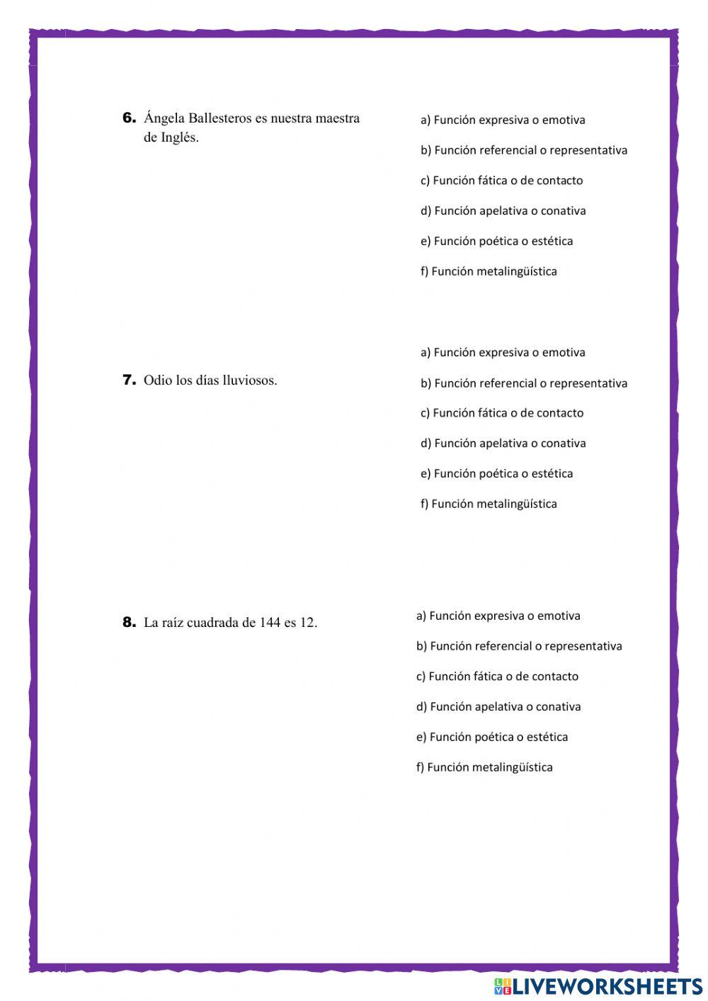 Funciones del lenguaje