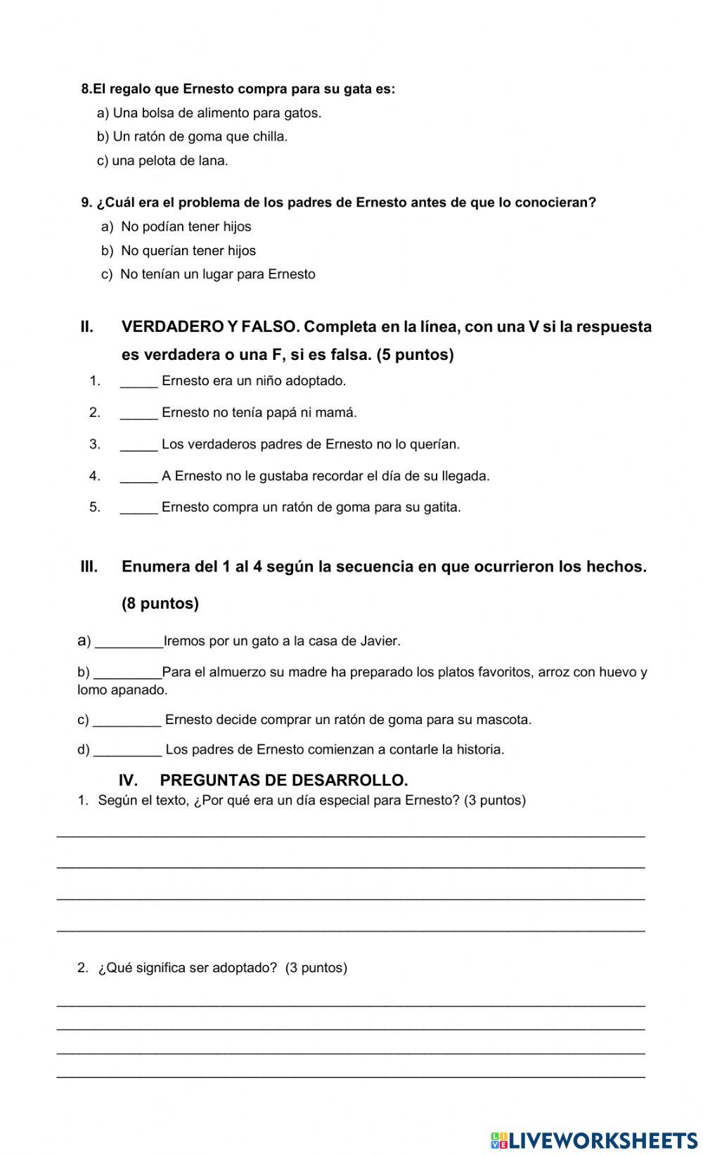 Comprensión Lectora