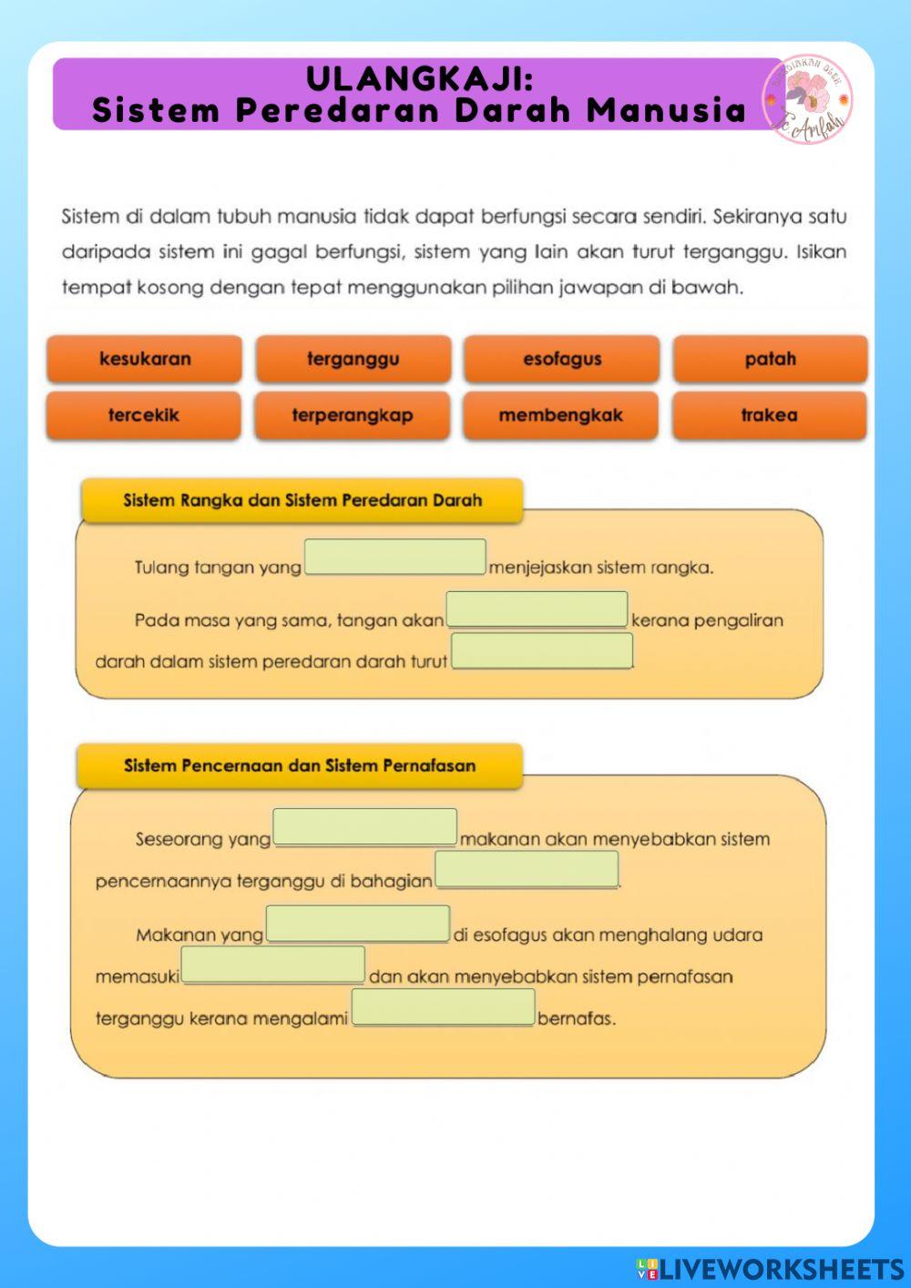 Sains modul 2: sistem peredaran darah