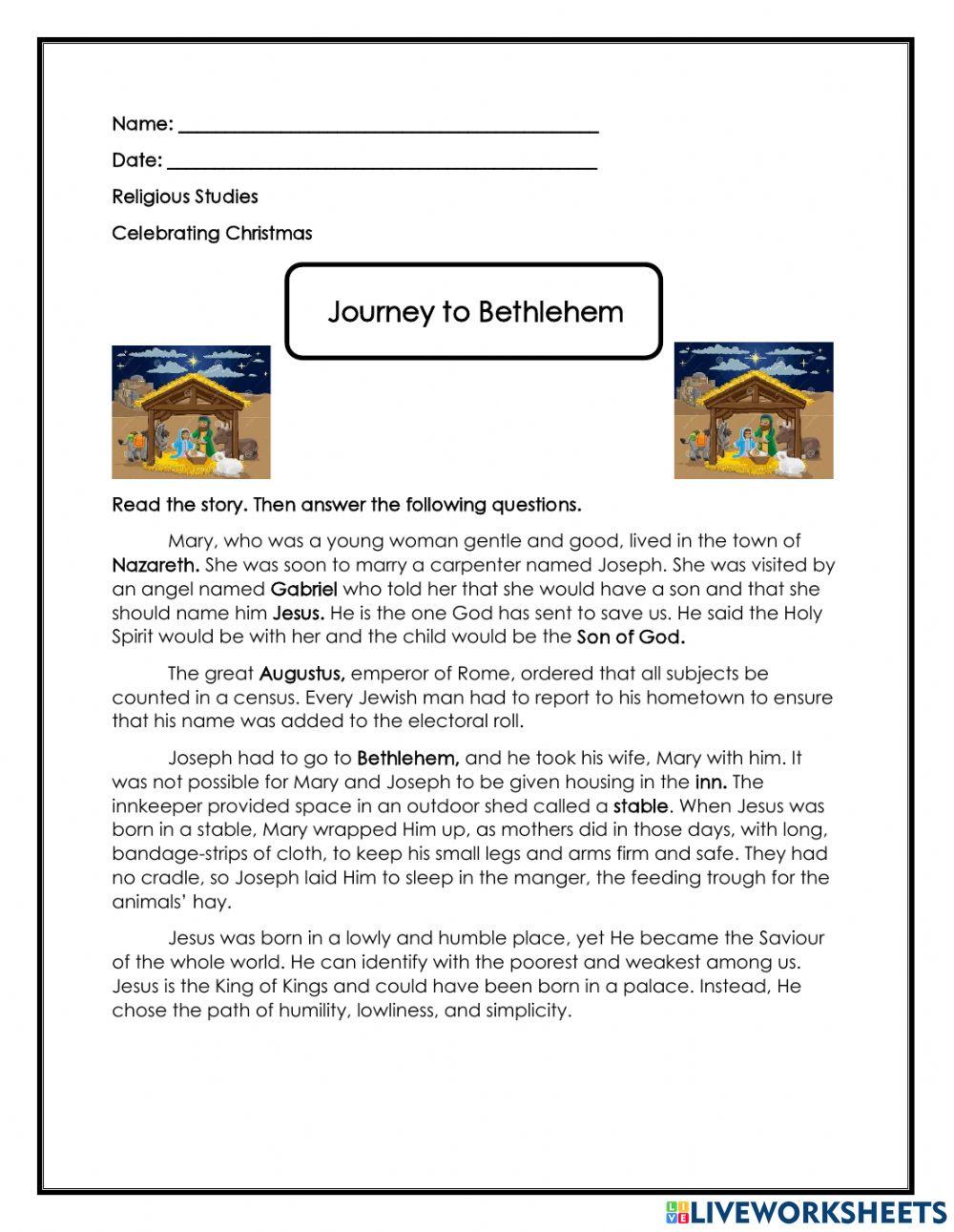 Journey to Bethlehem