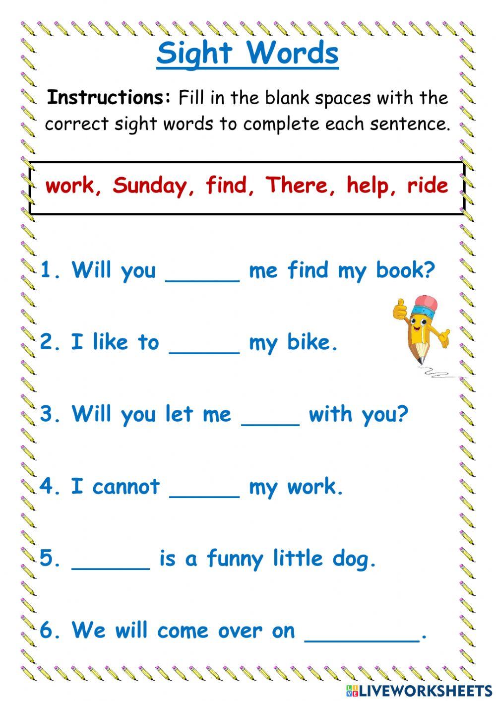 6772237 sight word fill in the blank shellyc