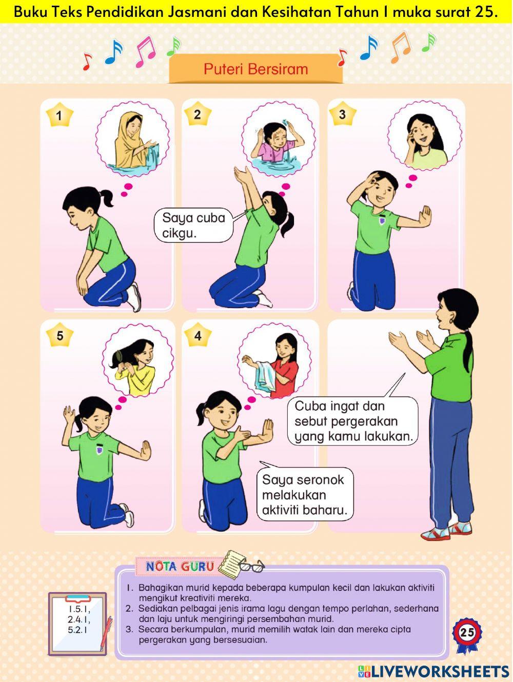 Pendidikan Jasmani dan Kesihatan Tahun 1 PdPR Minggu 38 Jumaat 12hb November 2021 - UNIT 3 TARIAN PAHLAWAN - Pelakon Cilik