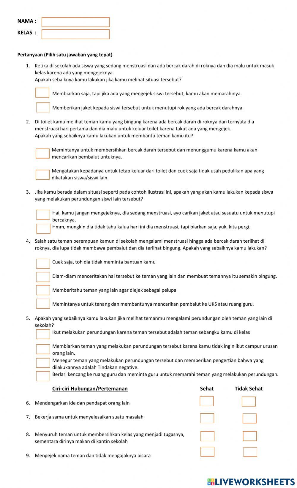 Latihan Anti Perundungan